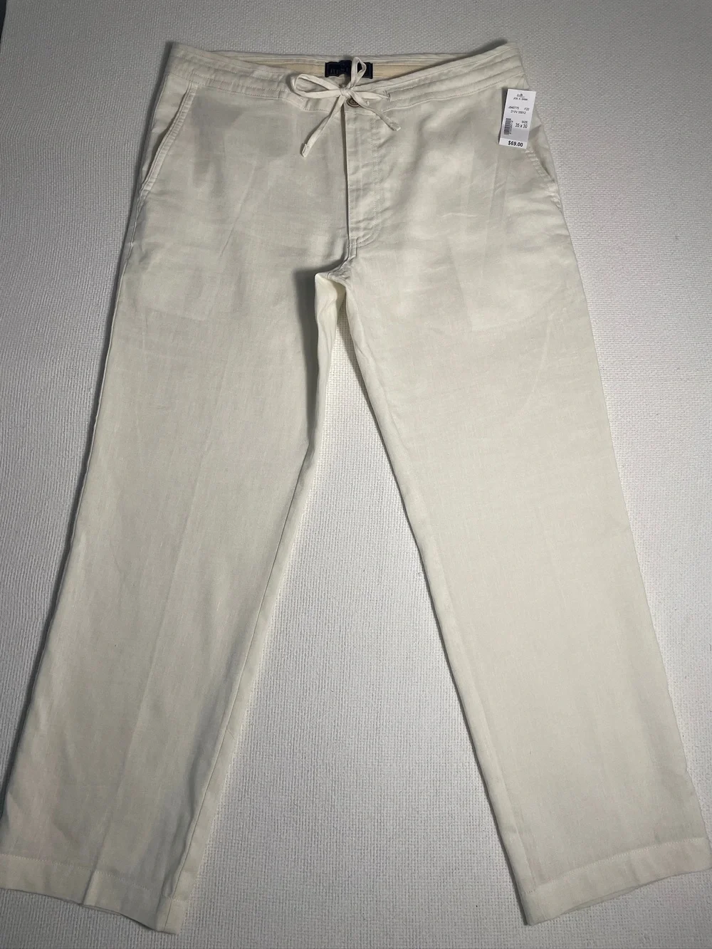 Jos. A. Bank Reserve Linen Blend Pants Men's 35x30 Natural NWT